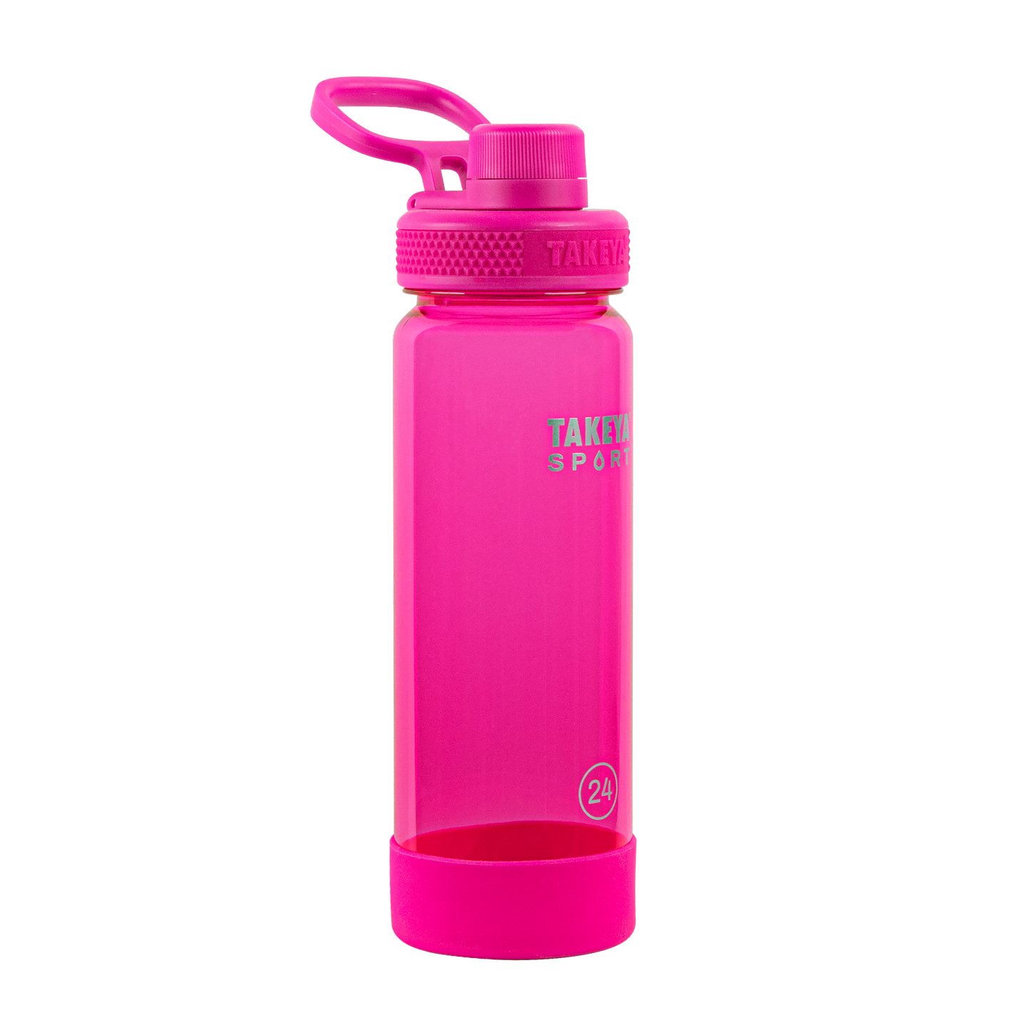 tritan-sport-water-bottle-with-spout-lid-u6 51671-TKS-Tritan-Spout-24-PinkSweep-frontangle.png