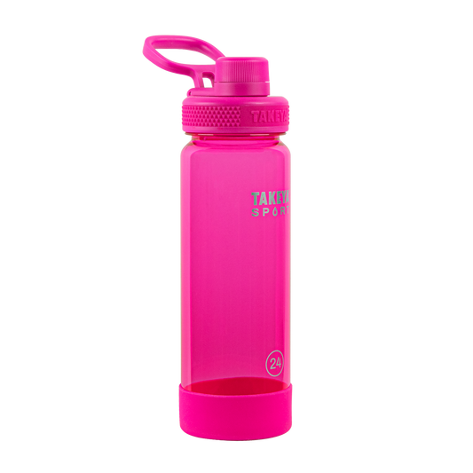 tritan-sport-water-bottle-with-spout-lid-u6 51671-TKS-Tritan-Spout-24-PinkSweep-frontangle.png