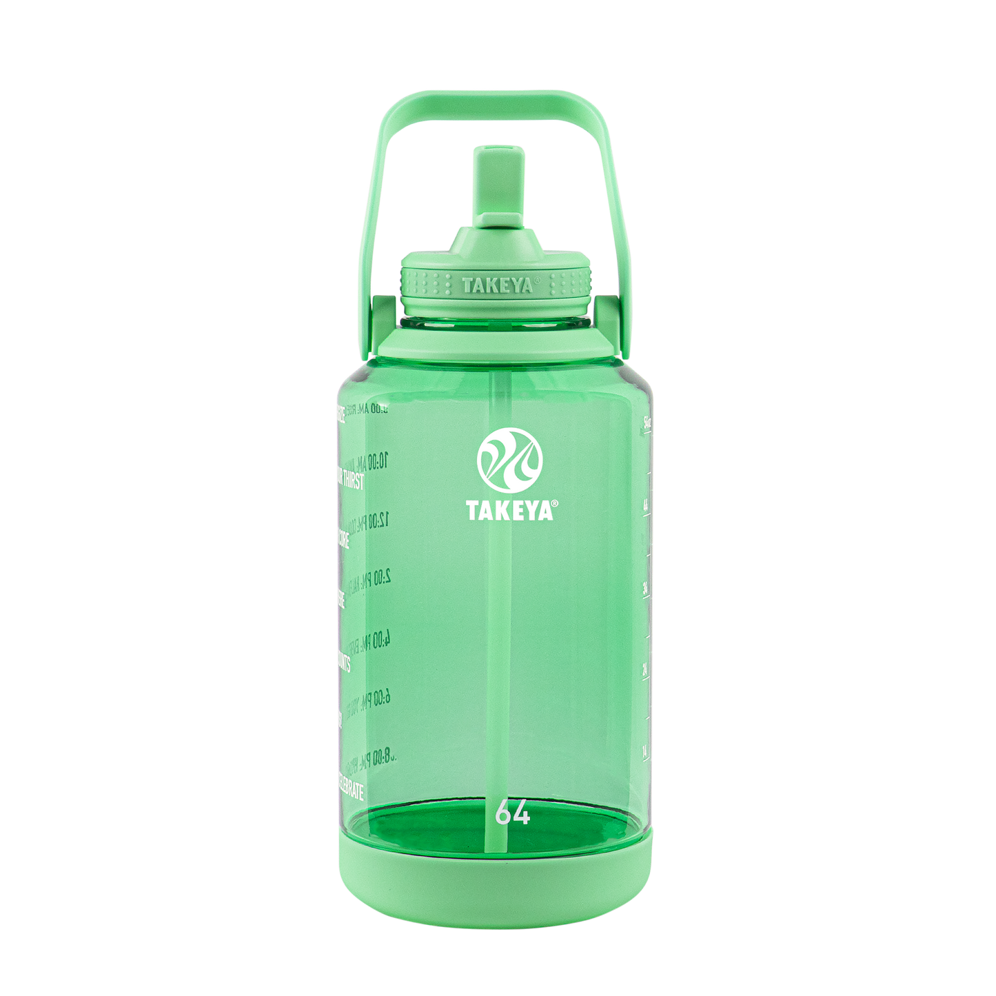 tritan-motivational-water-bottle-with-straw-lid-t7 54101-Tritan-Straw-Motivational-64-PistactioGreen-front.png