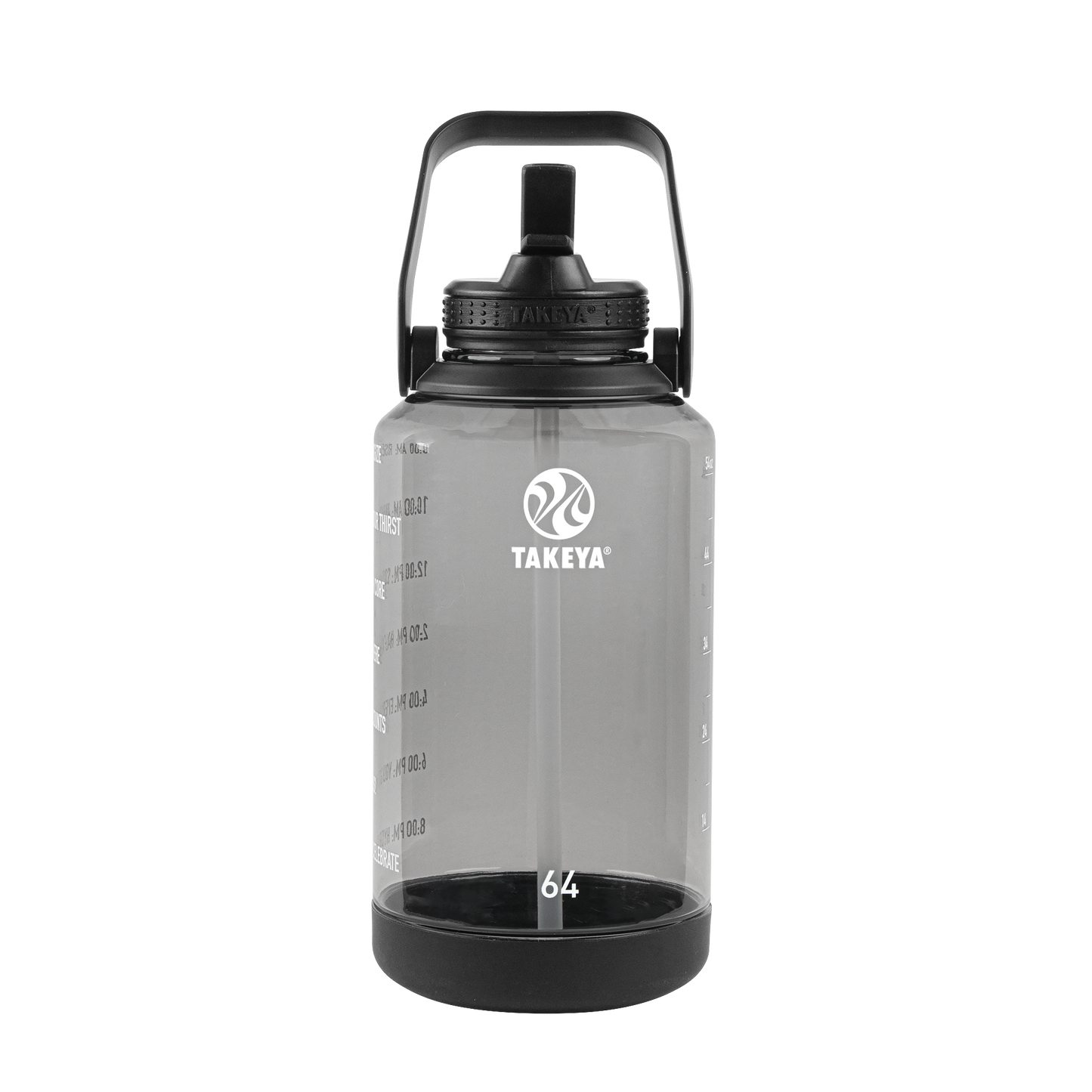 tritan-motivational-water-bottle-with-straw-lid-t7 54145-Tritan-Straw-Motivational-64-StormyBlack-front.png